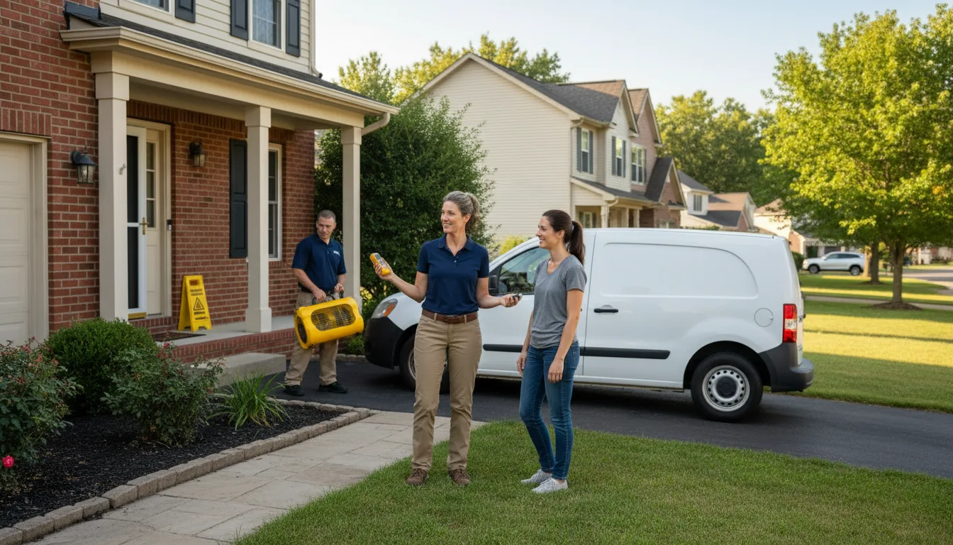 Water restoration image for Fire And Smoke Damage Restoration in Englewood, OH